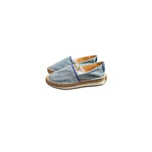 Rag & Bone Women's Espadrille Runner Denim Flats Pre-Loved w size 7.5 no Box